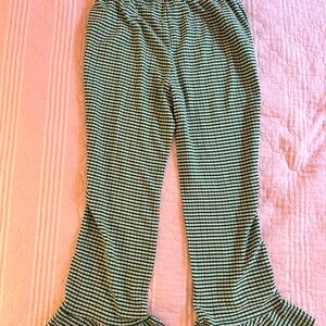 Urban Outfitters Green and White Striped Pants